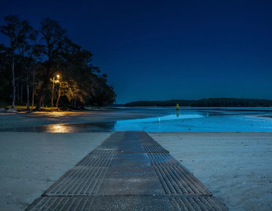 Howard Street pick-up point, Runaway Bay, night fishing charter
