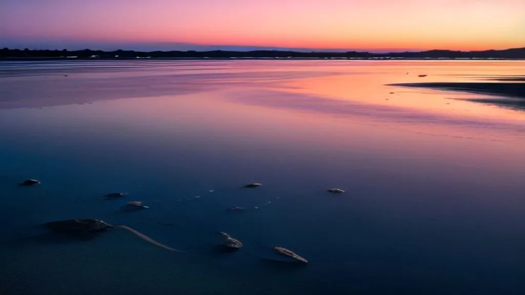 sunset over the Gold Coast Broadwater